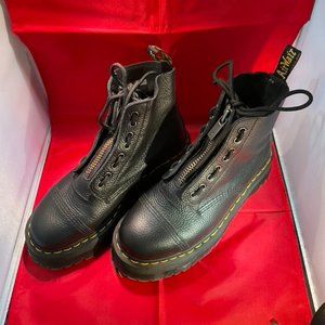 Dr. Martens Sinclair Leather Platform Boots 9 US Black